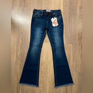 Hot Kiss Flare Boho Jeans Size 7 New